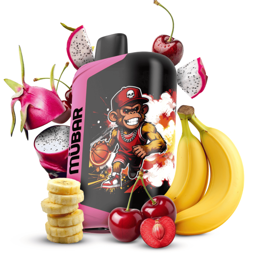 MUBAR 50k Disposable - Dragonfruit Banana Cherry 0mg