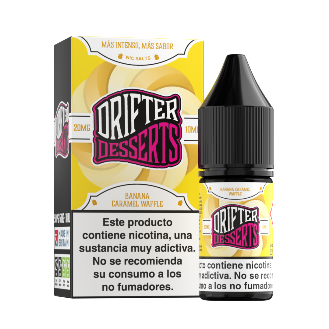 Drifter Bar Salts - Banana Caramel Waffle 10ml