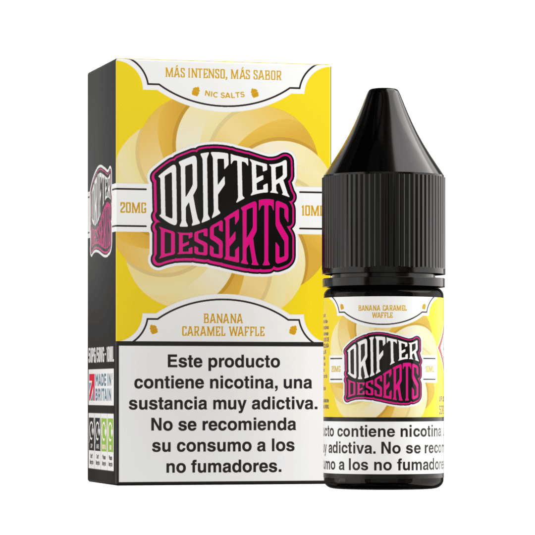 Drifter Bar Salts - Banana Caramel Waffle 10ml