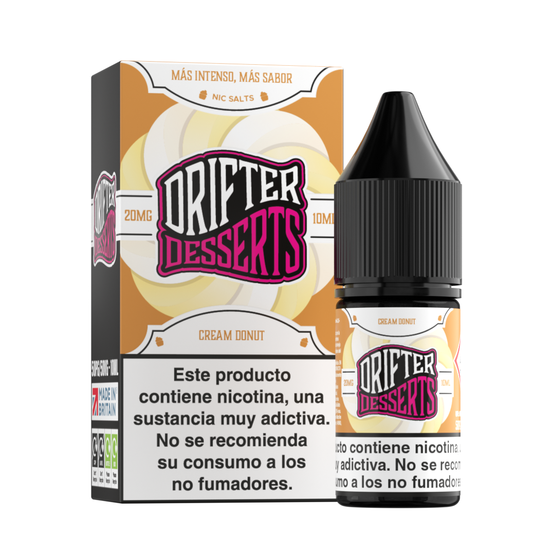 Drifter Bar Salts - Cream Donut 10ml