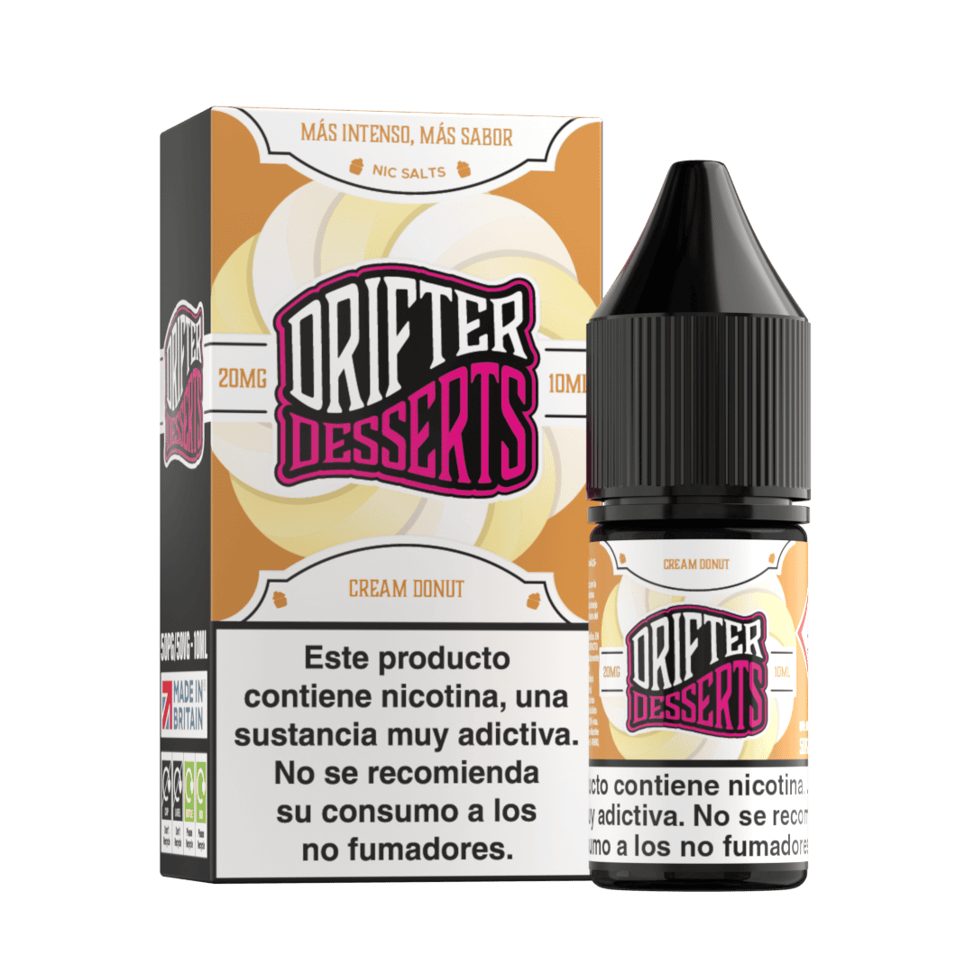 Drifter Bar Salts - Cream Donut 10ml