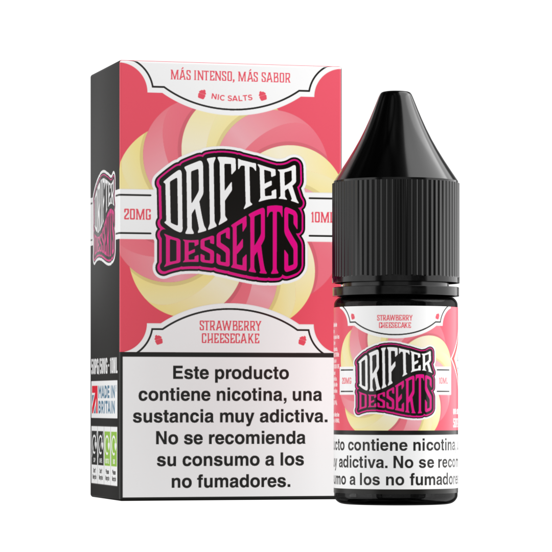 Drifter Bar Salts - Strawberry Cheesecake 10ml