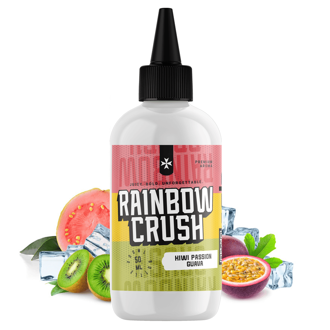 Rainbow Crush - Kiwi Passionfruit Guava 200ml Longfill