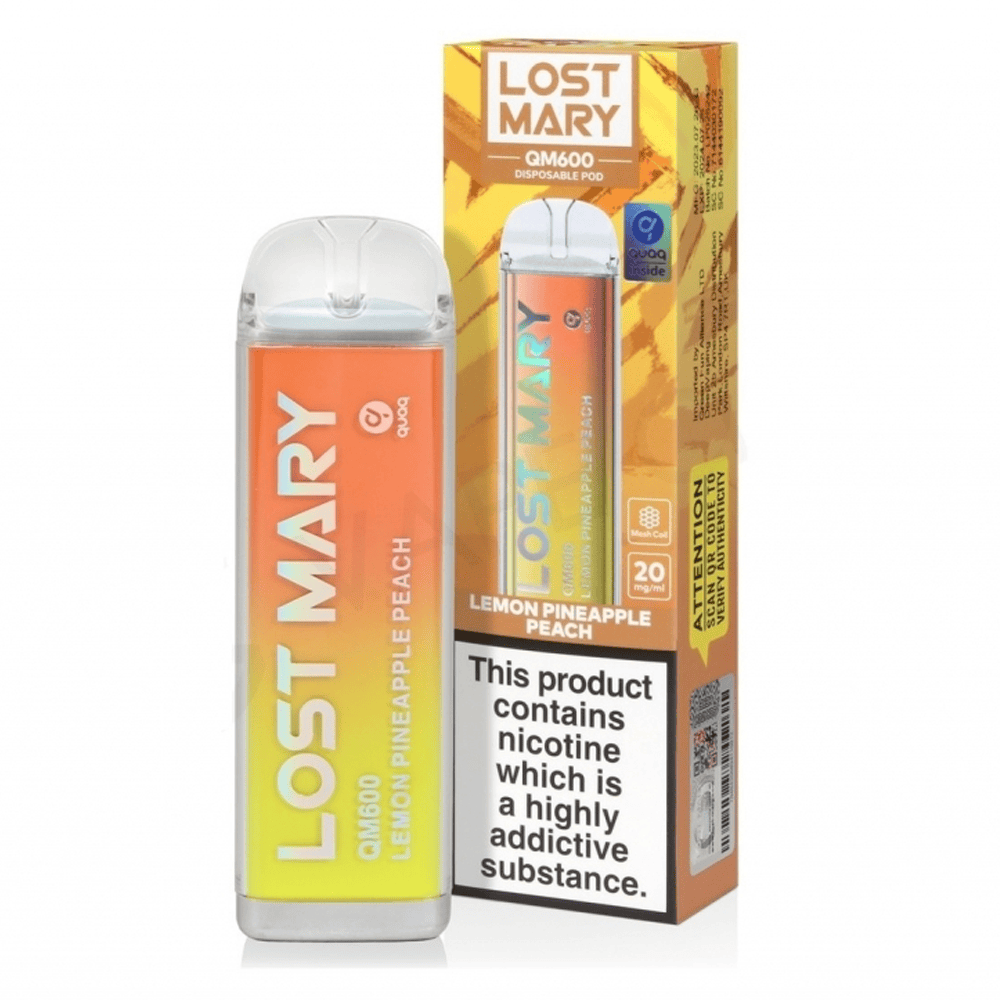 Lost Mary QM600 - Lemon Pineapple Peach 20mg