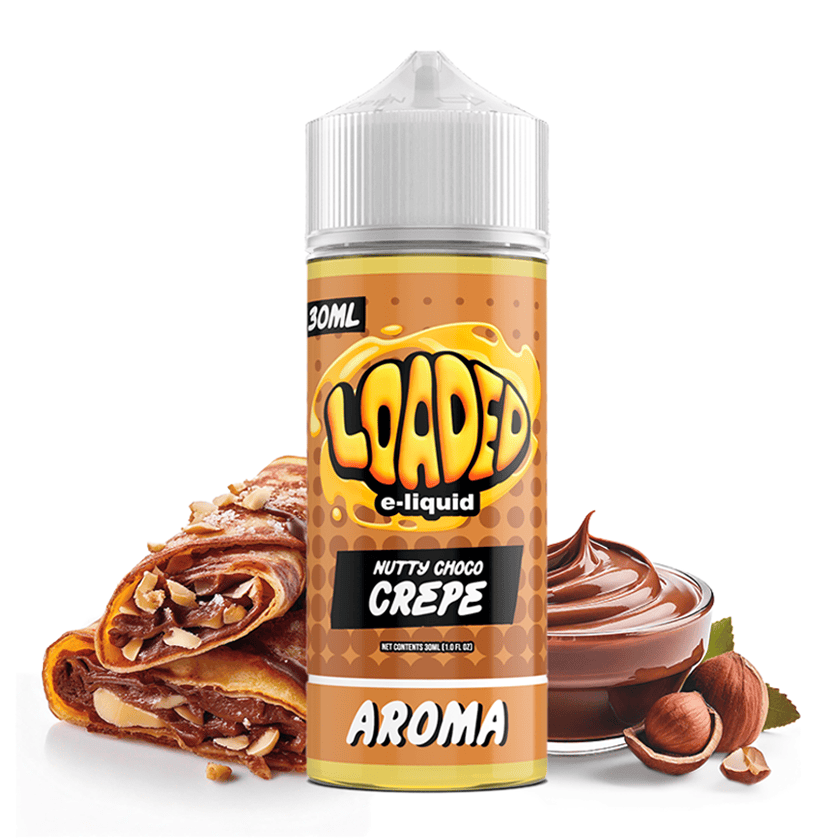 Loaded – Nutty Choco Crepe 100ml Longfill