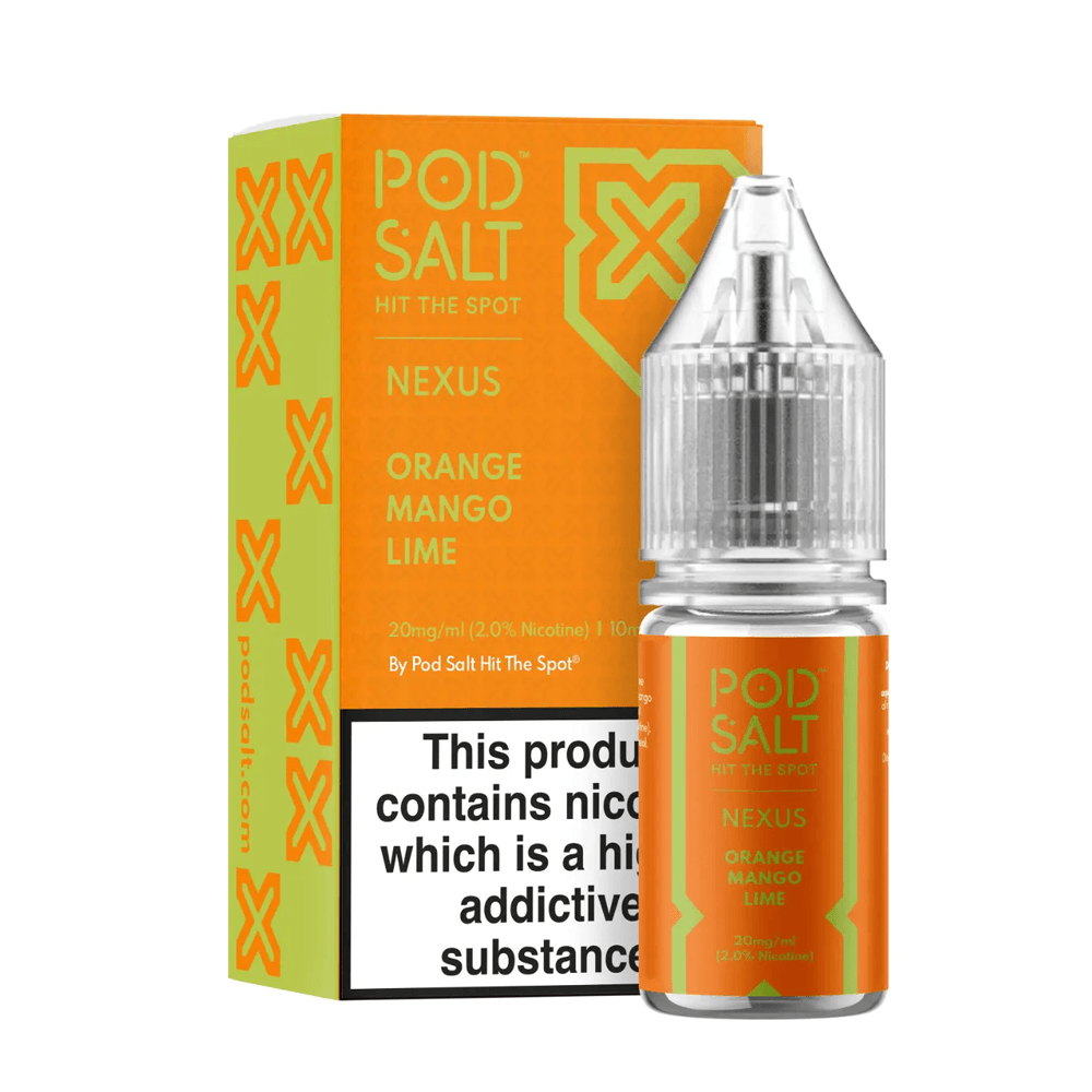 Pod Salt Nexus - Orange Mango Lime 10ml 20mg Nic Salt