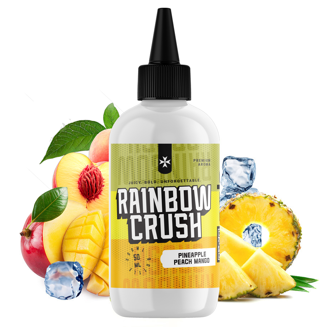 Rainbow Crush - Pineapple Peach Mango 200ml Longfill