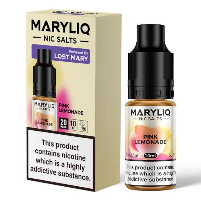 Maryliq - Limonata rosa 10 ml 20 mg di sale Nic