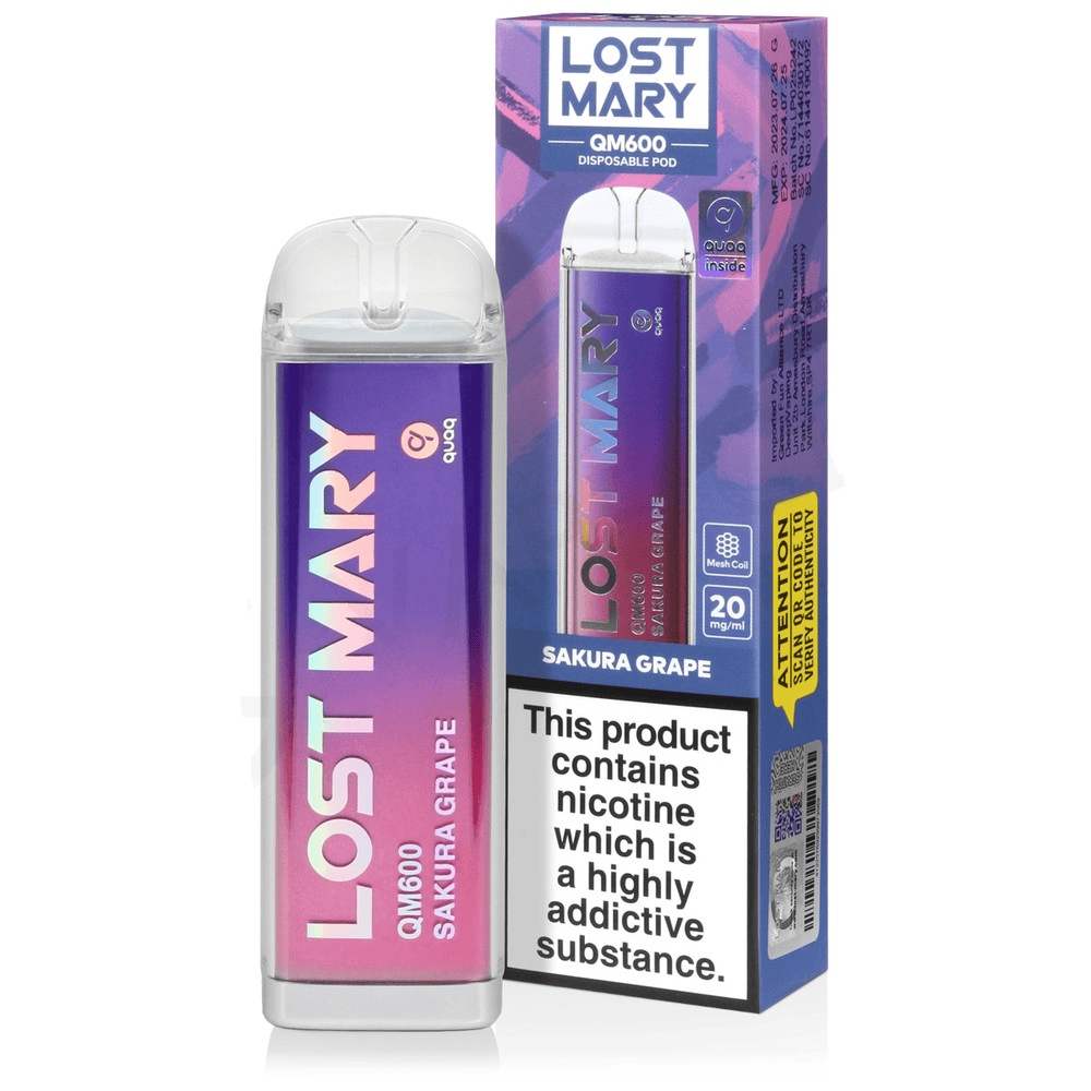 Lost Mary QM600 - Sakura Grape 20mg