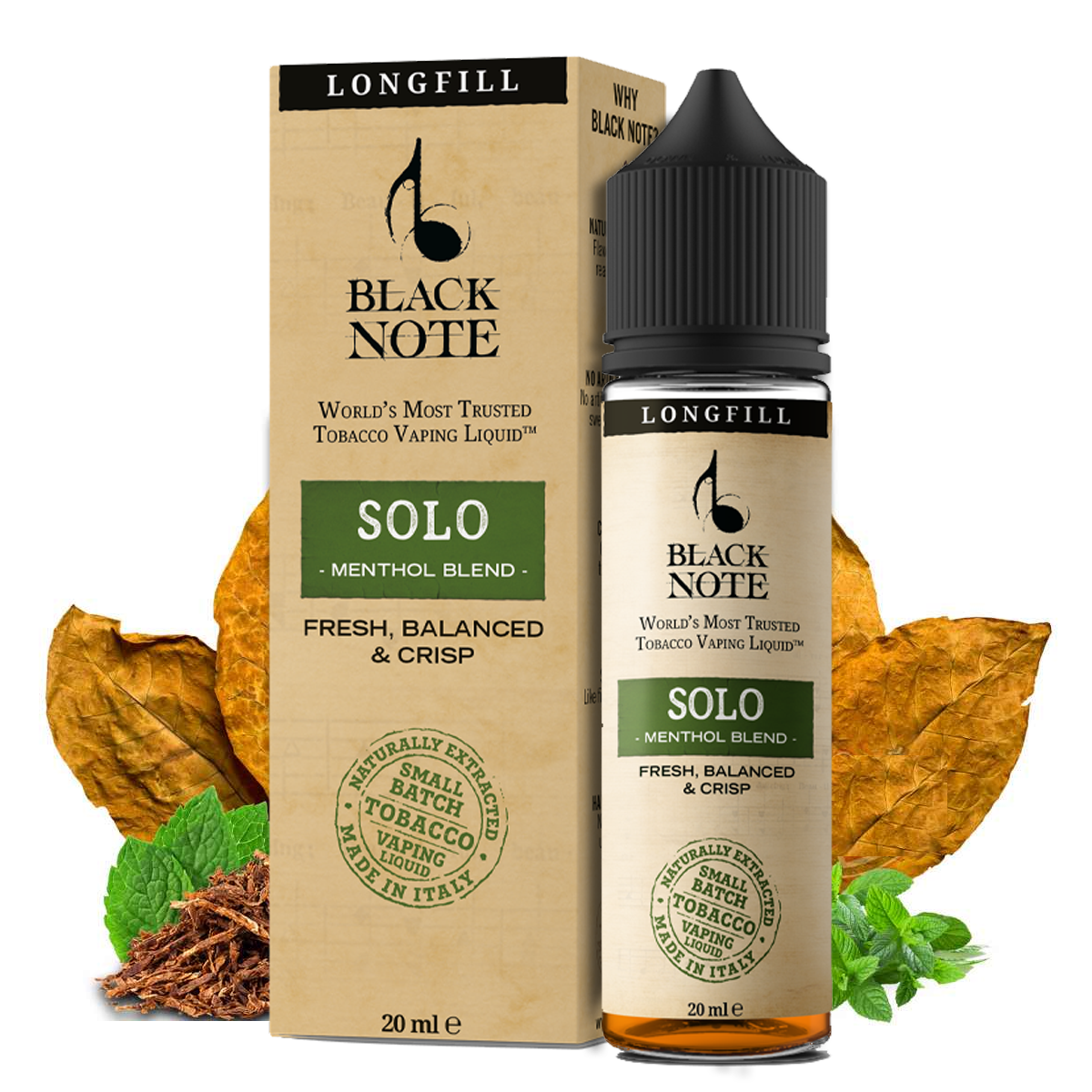 Black Note - Solo 60ml Longfill