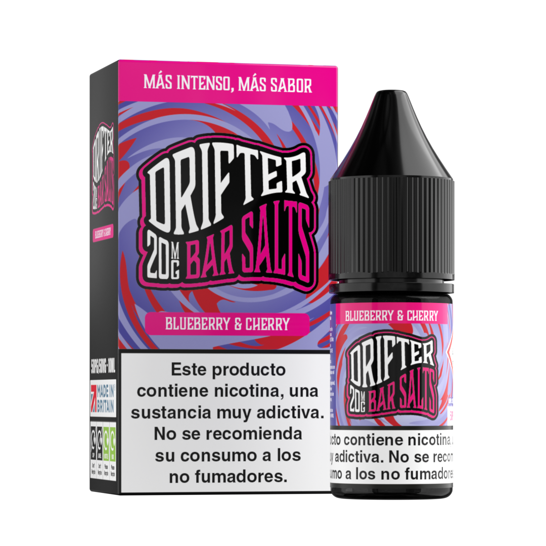 Drifter Bar Salts - Blueberry & Cherry 10ml