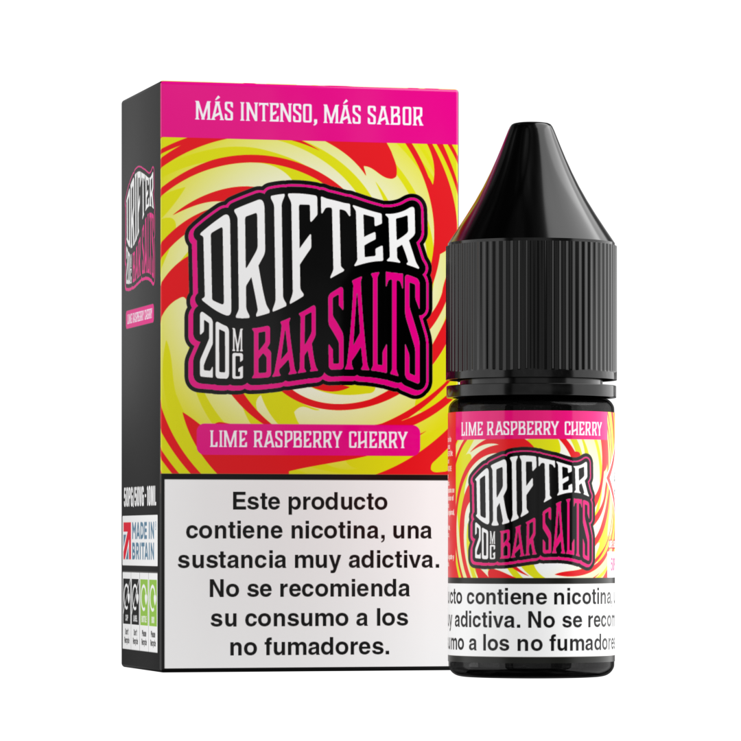 Drifter Bar Salts - Lime Raspberry Cherry 10ml