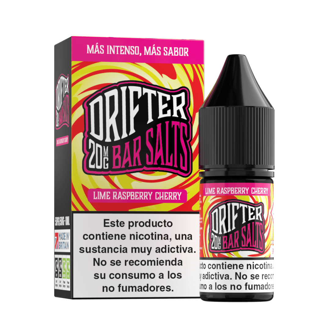 Drifter Bar Salts - Lime Raspberry Cherry 10ml