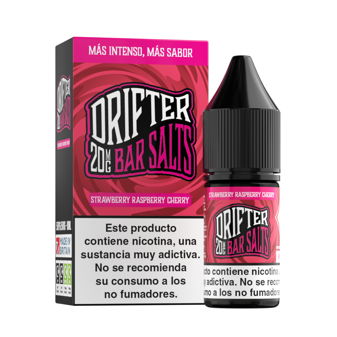 Drifter Bar Salts - Strawberry Raspberry Cherry 10ml