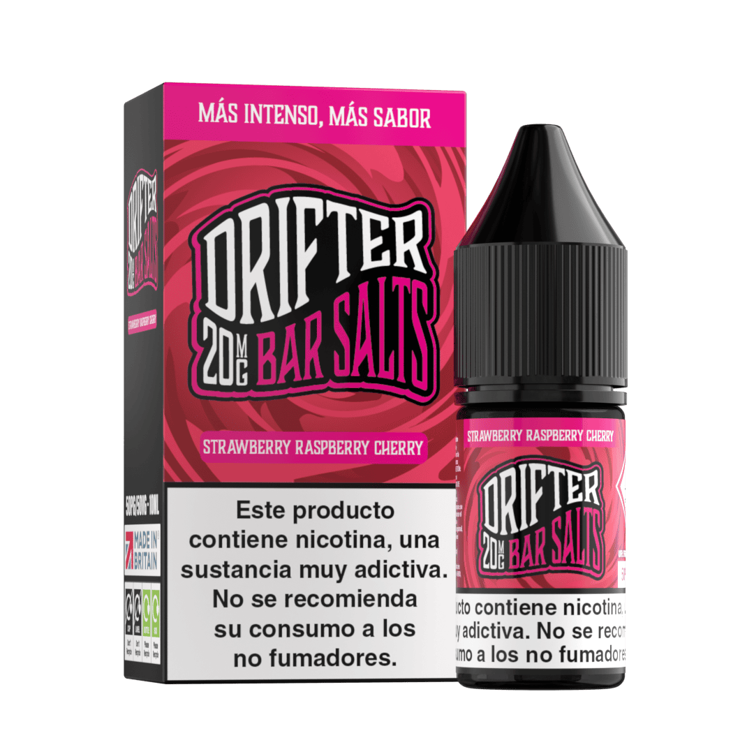 Drifter Bar Salts - Strawberry Raspberry Cherry 10ml