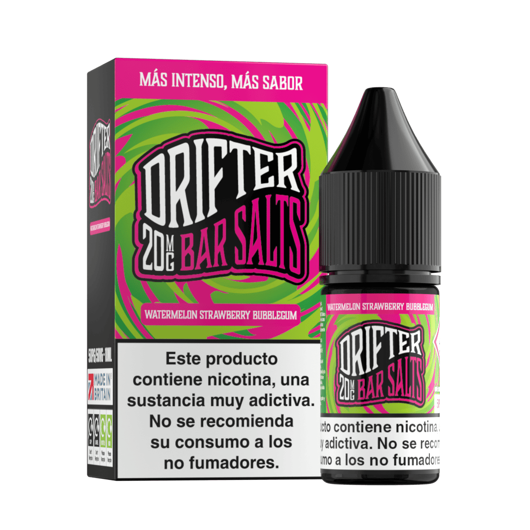 Drifter Bar Salts - Watermelon Strawberry Bubblegum 10ml