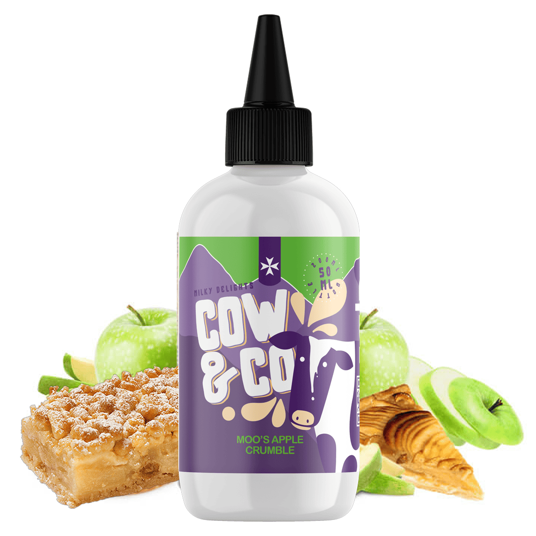 Cow & Co - Moo's Apple Crumble 200ml Longfill