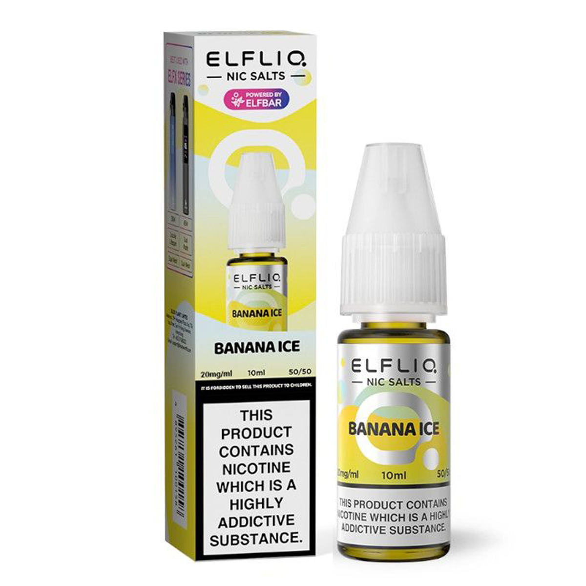 ELFLIQ - Banana Ice 10ml Nic Salt