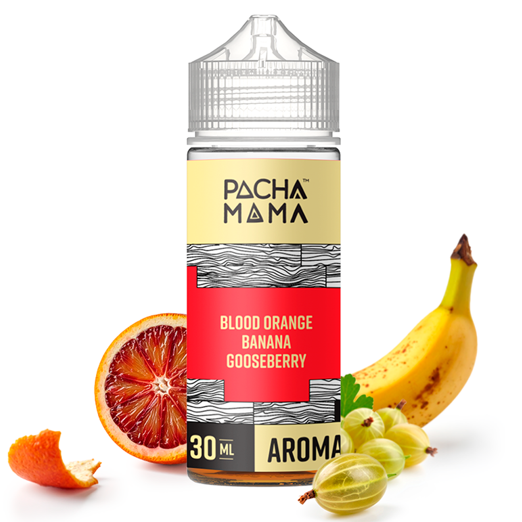 Pacha Mama - Blood Orange Banana Gooseberry 120ml Longfill