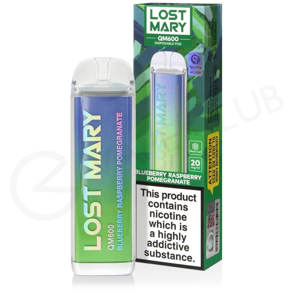 Lost Mary QM600 - Blueberry Raspberry Pomegranate 20mg