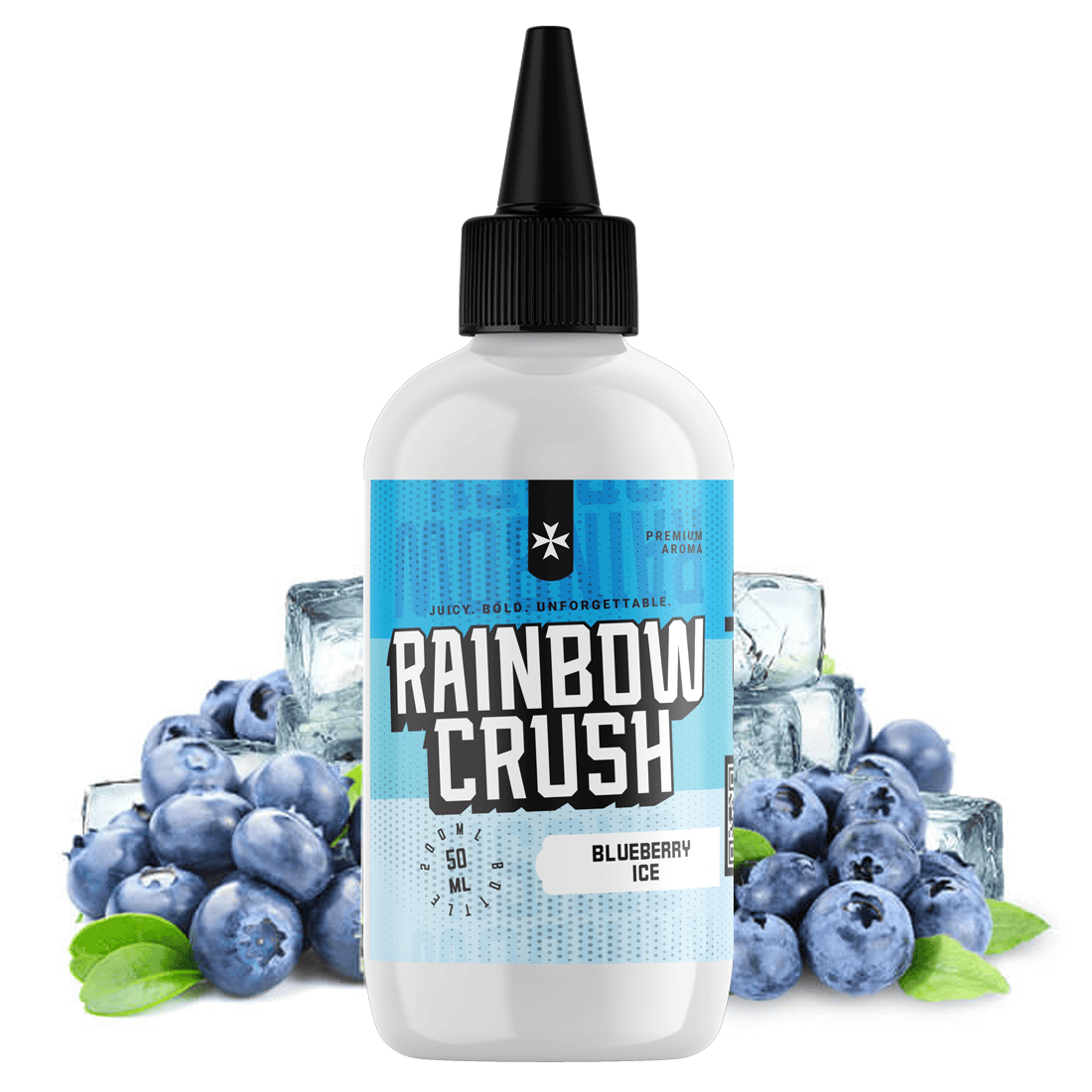 Rainbow Crush - Blueberry Ice 200ml Longfill