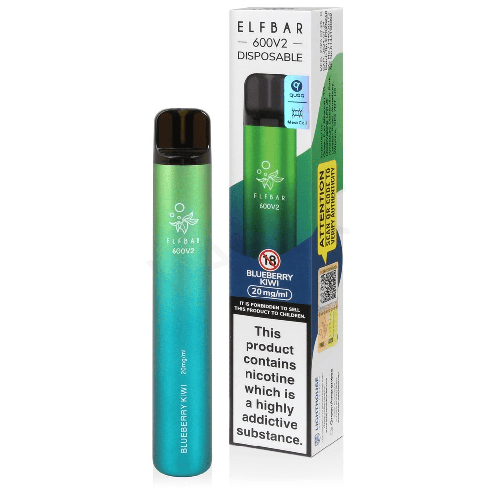 Elfbar 600 V2 - Blueberry Kiwi 20mg