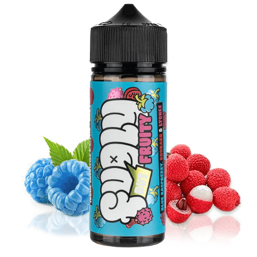 Fugly But Fruity - Blue Raspberry Rhubarb Lychee 100ml Shortfill