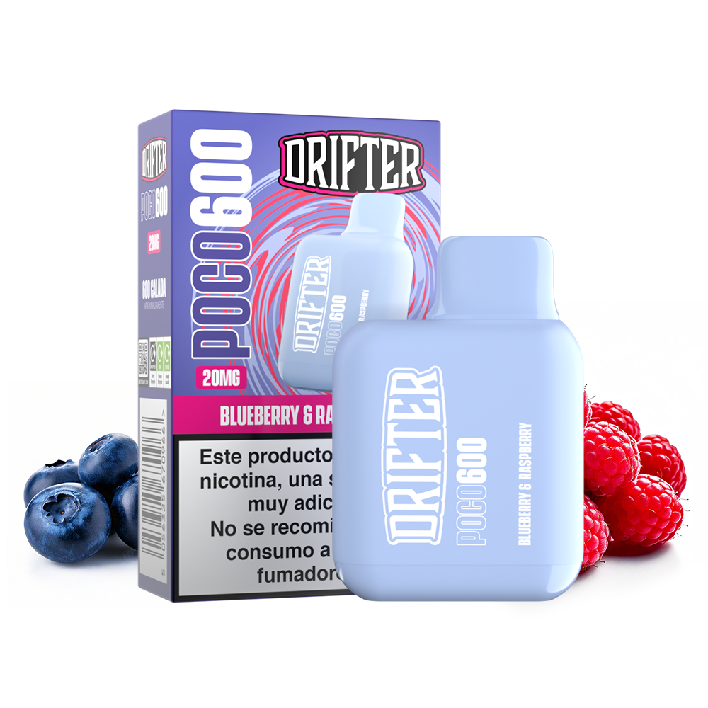 Drifter Poco 600 - Blueberry & Raspberry 20mg