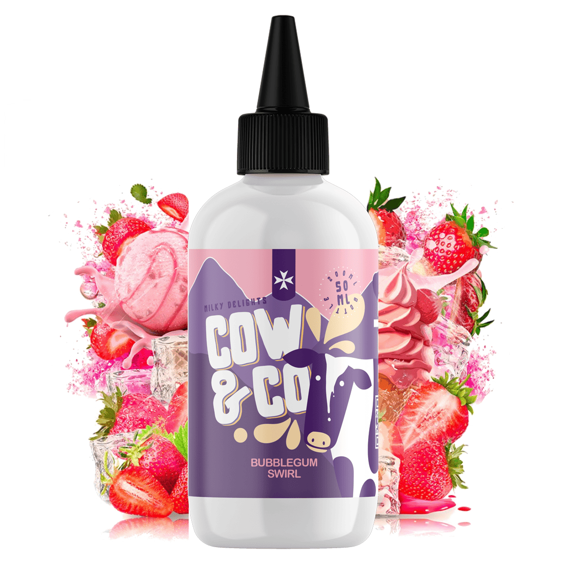 Cow & Co - Bubblegum Swirl 200ml Longfill
