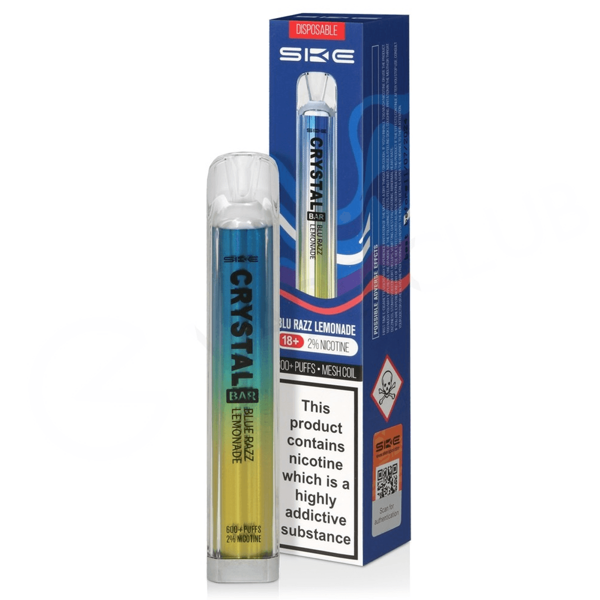 SKE Crystal Bar - Blue Razz Lemonade 20mg