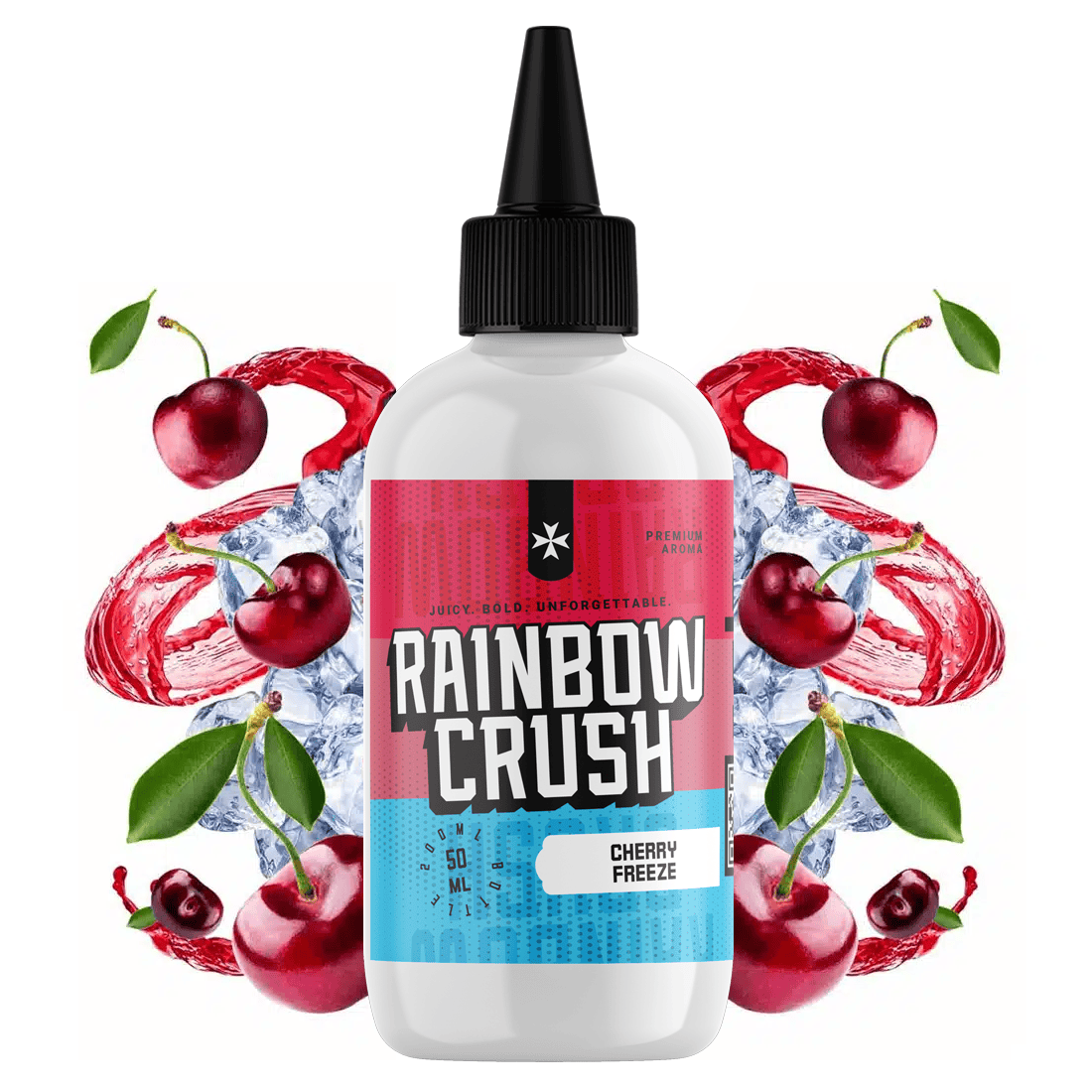 Rainbow Crush - Cherry Freeze 200ml Longfill