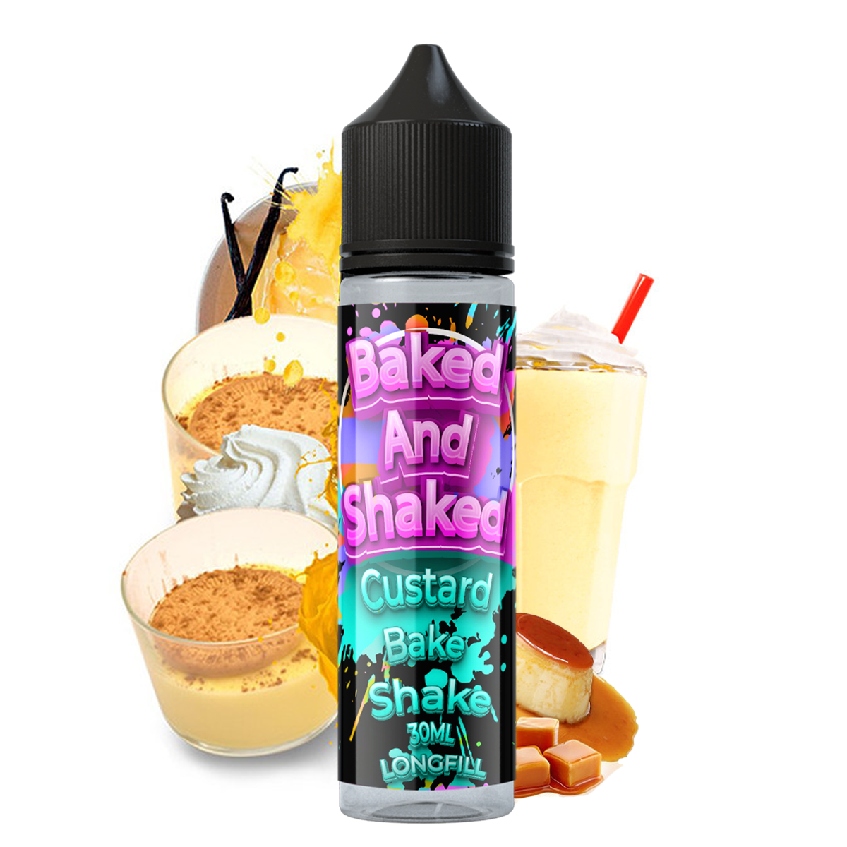 Baked & Shaked - Custard Bake Shake 60ml Longfill