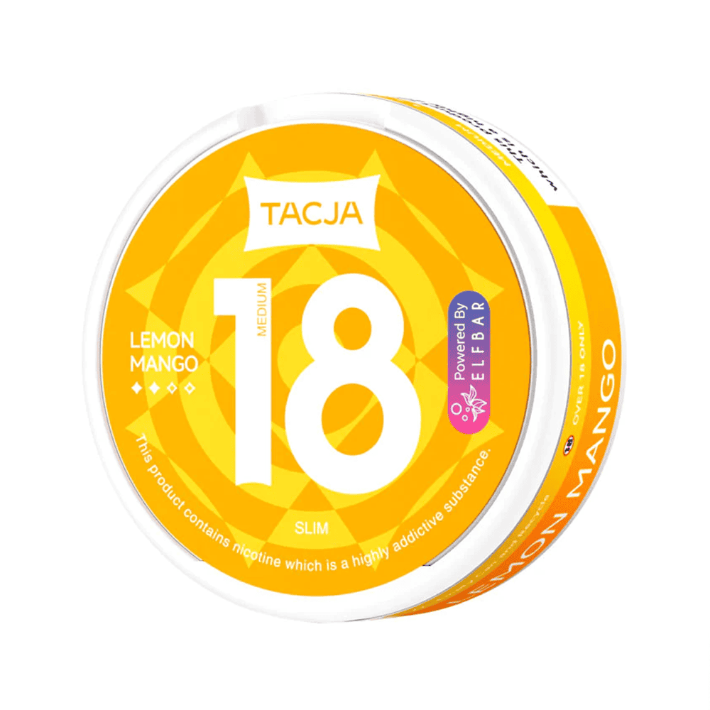 Elf Bar TACJA Nicotine Pouches - Lemon Mango 18mg