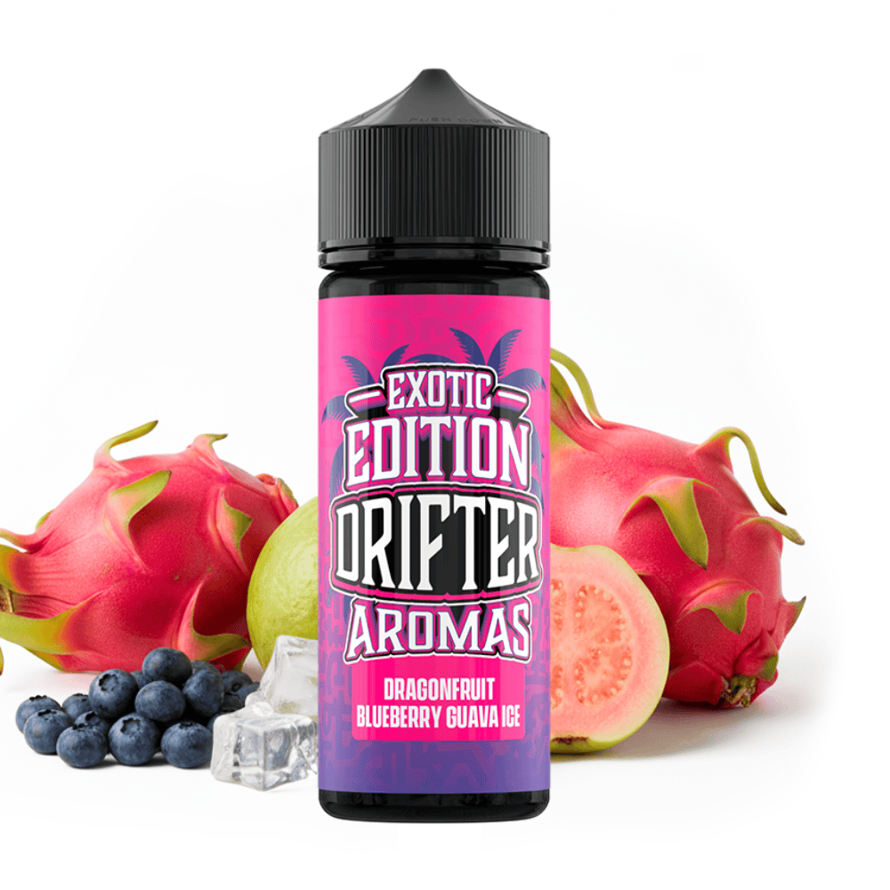 Drifter Exotic - Dragonfruit Blueberry Guava Ice 120ml Longfill