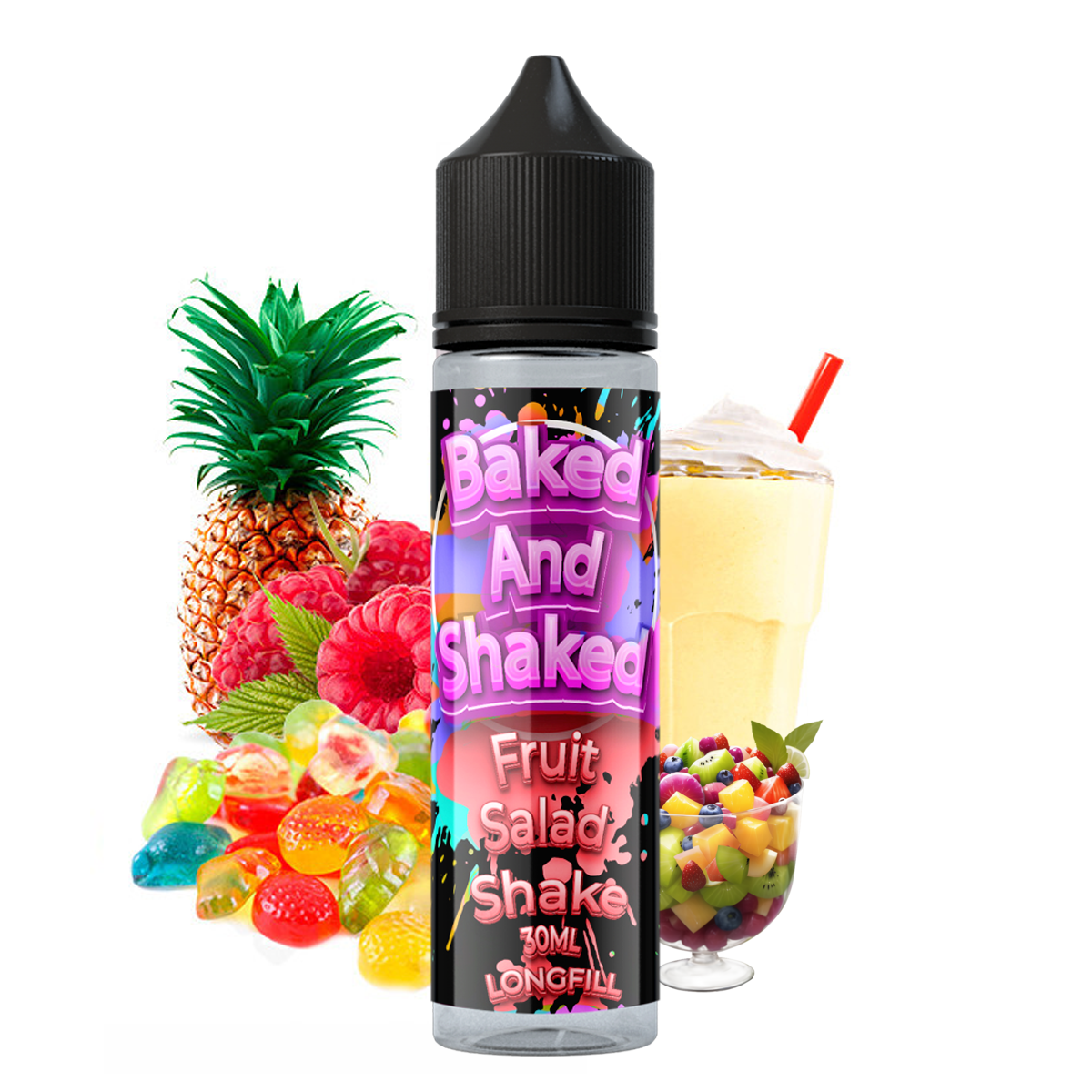 Baked & Shaked - Fruit Salad Shake 60ml Longfill