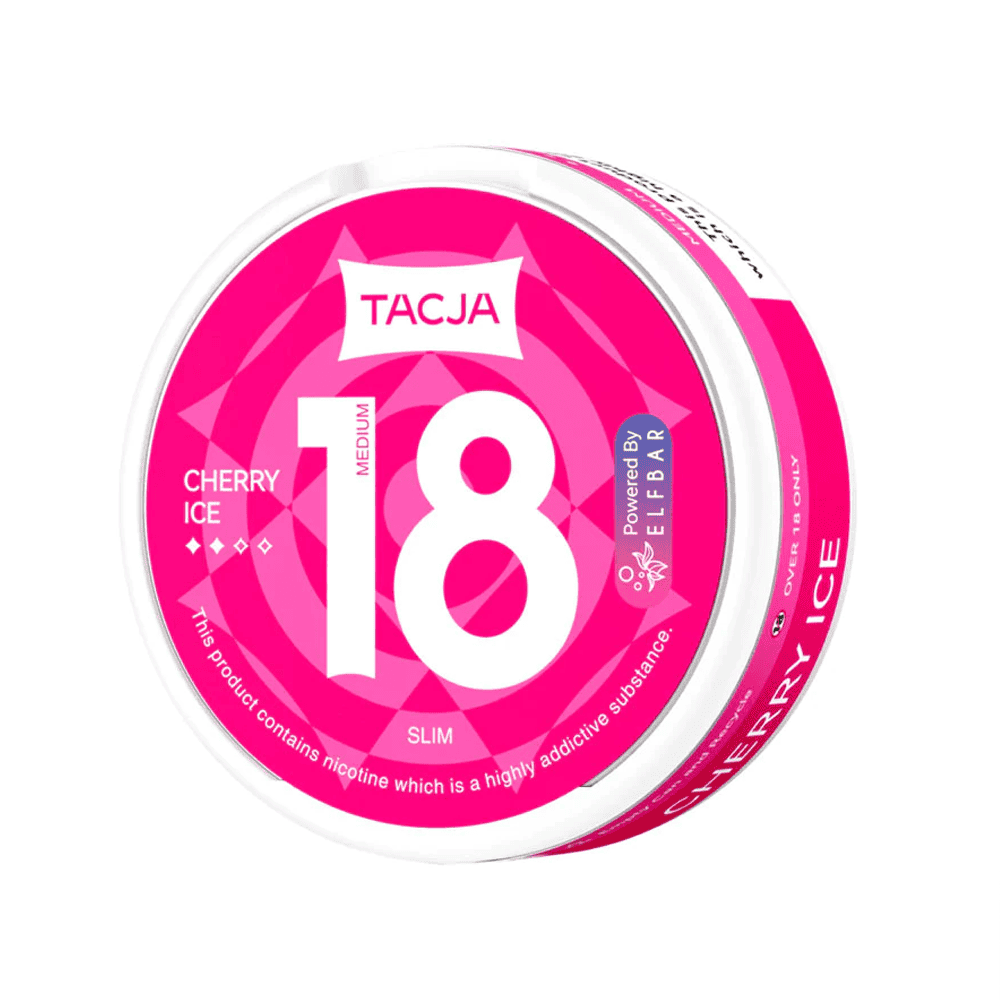 Elf Bar TACJA Nicotine Pouches - Cherry Ice 18mg