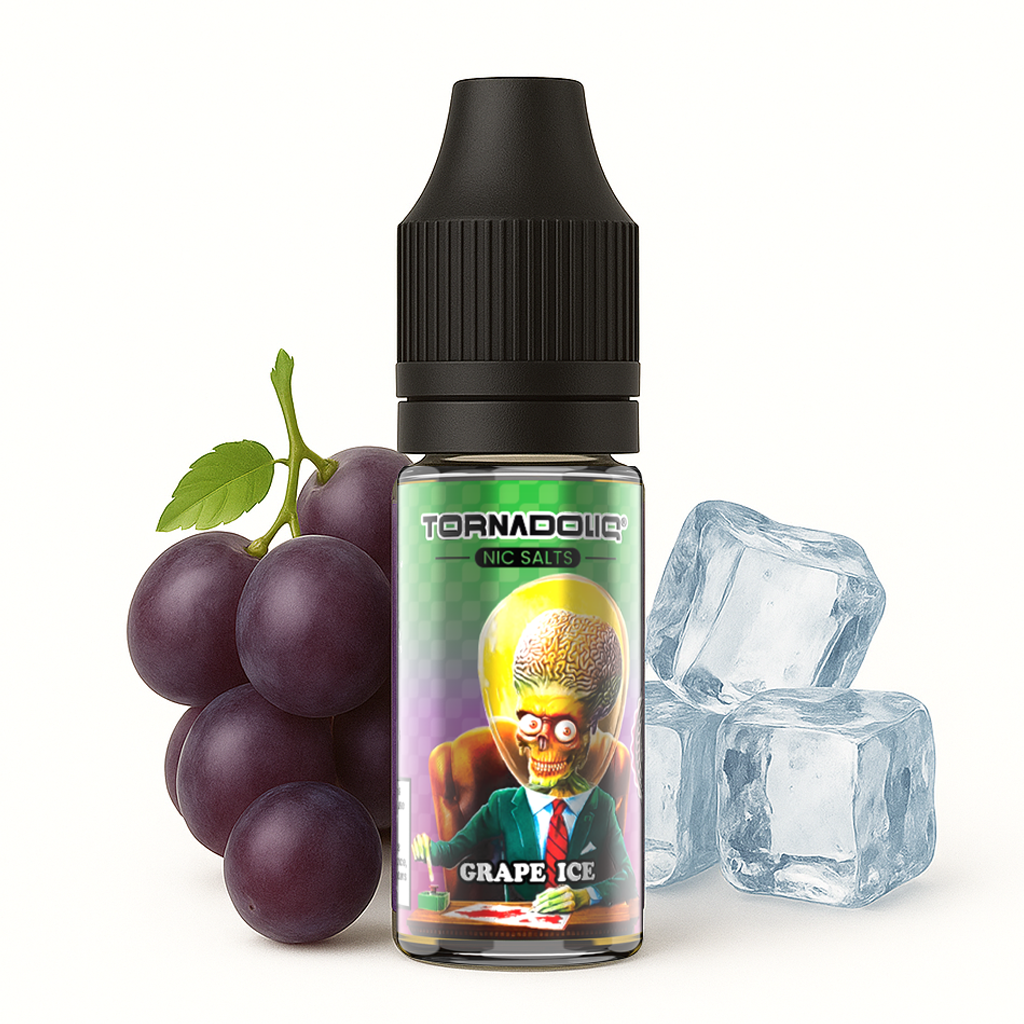 Tornadoliq, Grape Ice Nic Salt, 10ml