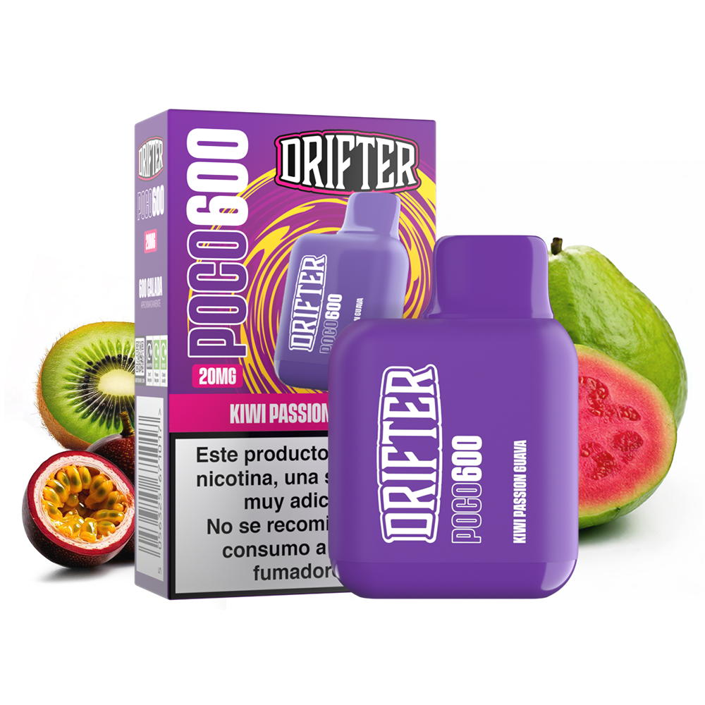 Drifter Poco 600 - Kiwi Passion Guava 20mg