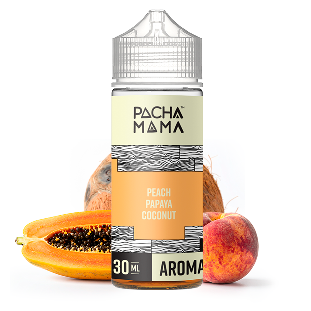 Pacha Mama - Peach Papaya Coconut 120ml Longfill