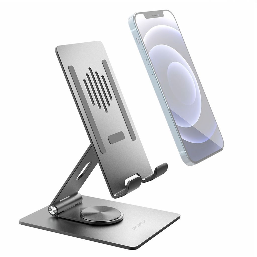 MOMAX KH5 360-degree Rotating Foldable Phone Stand - Space Grey