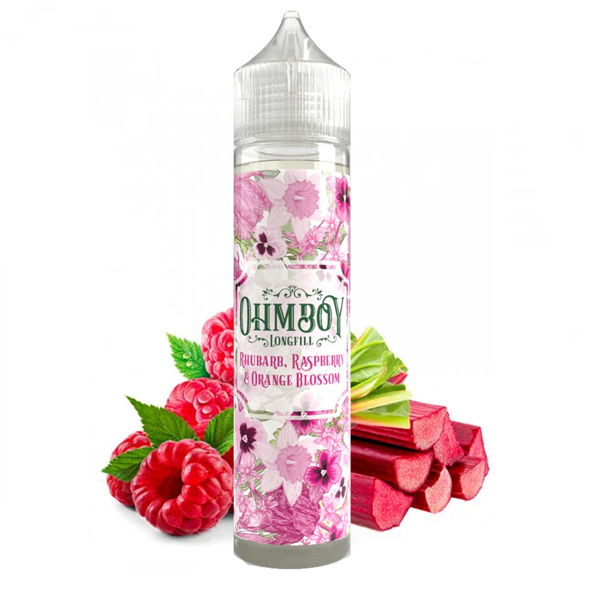 Ohm Boy - Rhubarb Raspberry & Orange Blossom 60ml Longfill