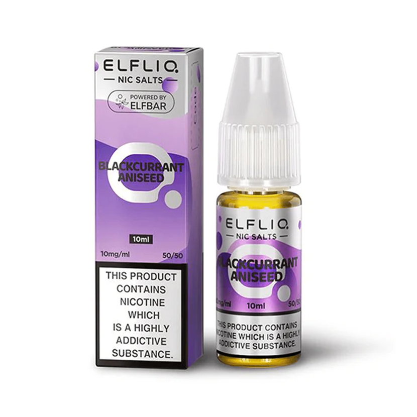 ELFLIQ - Cassis Anis 10ml Sel de Nic
