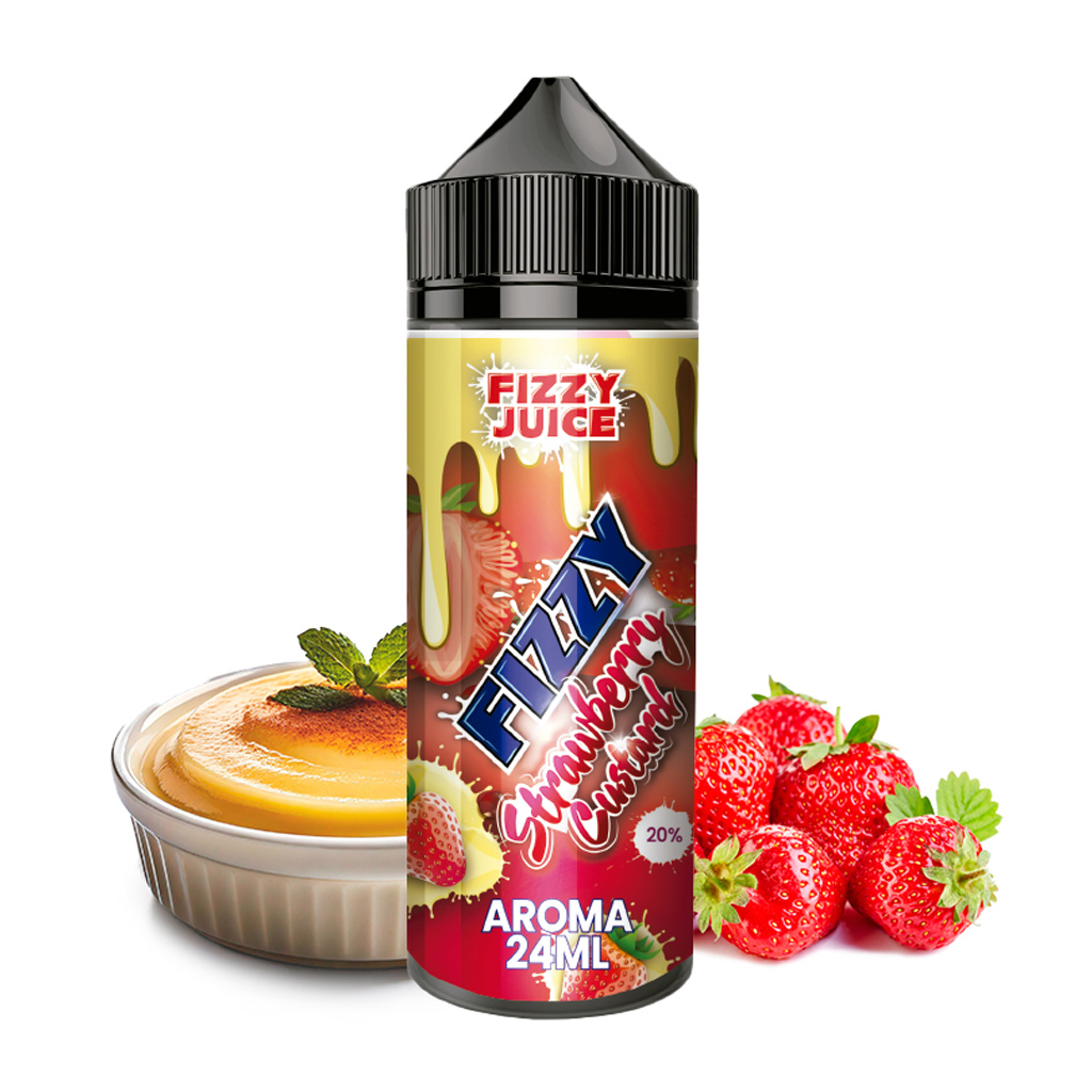 Fizzy - Strawberry Custard 100ml Longfill