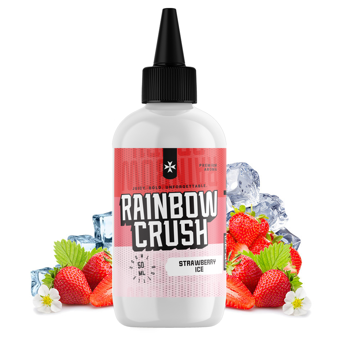 Rainbow Crush - Strawberry Ice 200ml Longfill