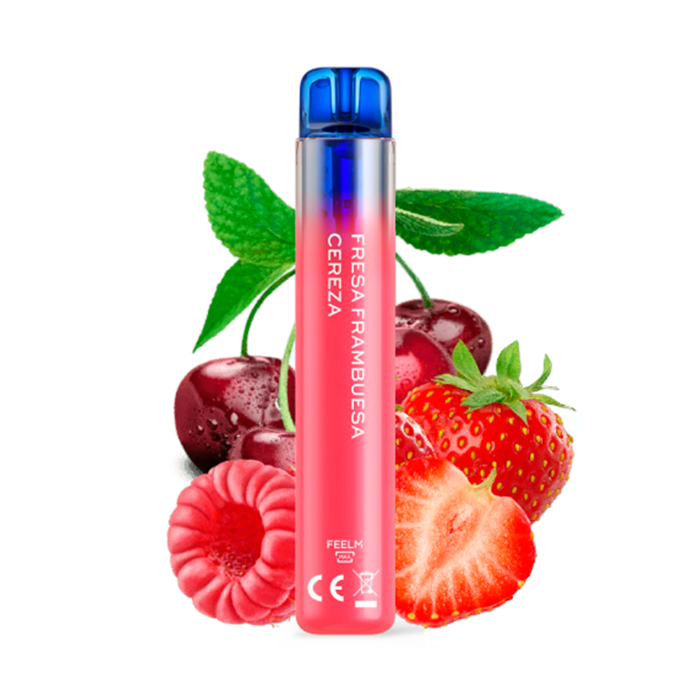 Vozol Neon 1000 - Strawberry Raspberry Cherry 20mg