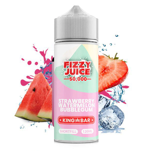 Fizzy Juice - Strawberry Watermelon Bubblegum 100ml Shortfill