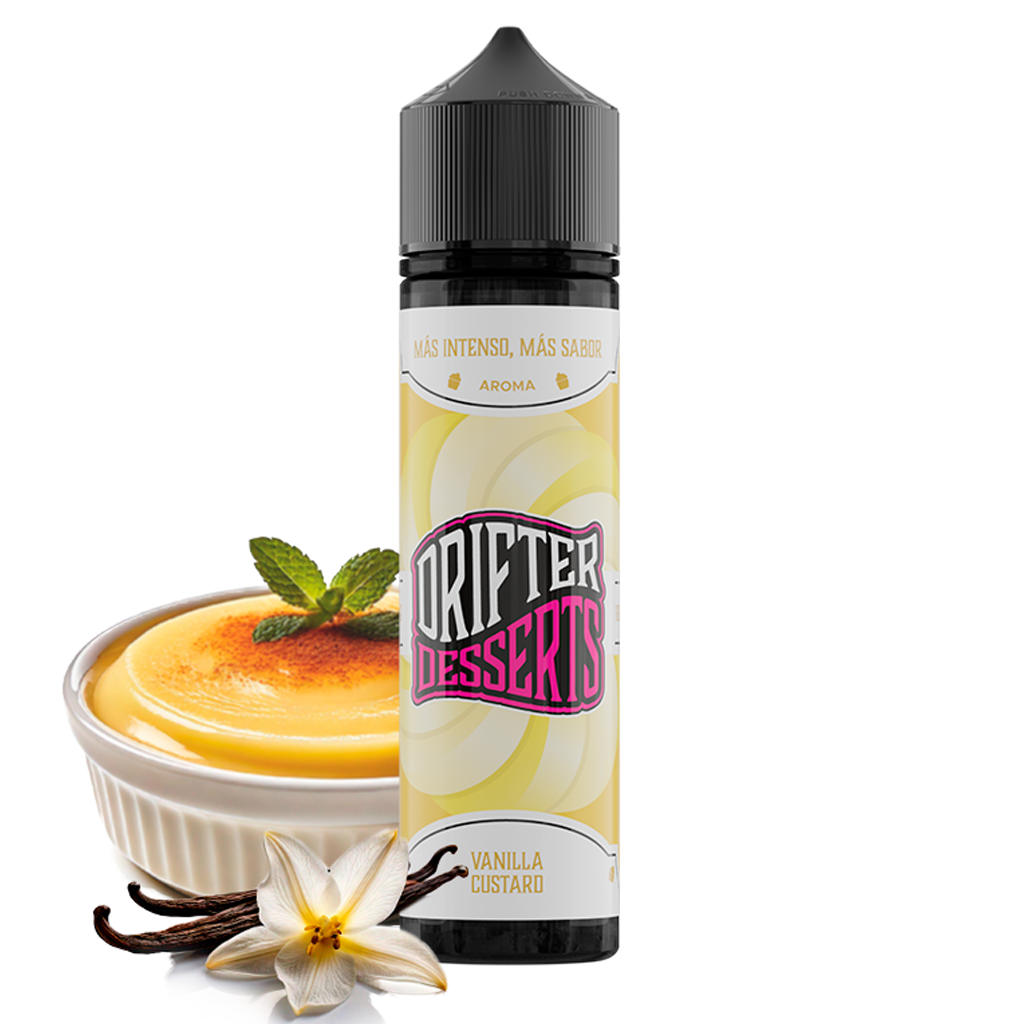Drifter Desserts - Vanilla Custard 60ml Longfill
