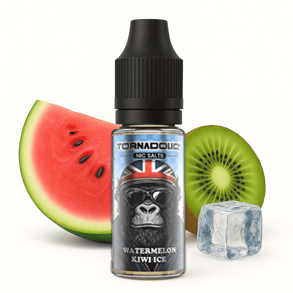 Tornadoliq, Watermelon Kiwi Ice Nic Salt, 10ml
