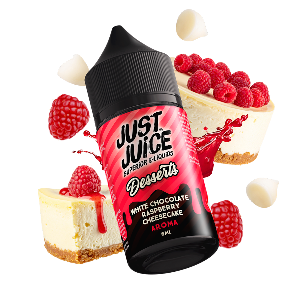 Just Juice - White Chocolate Raspberry Cheesecake 30ml Longfill