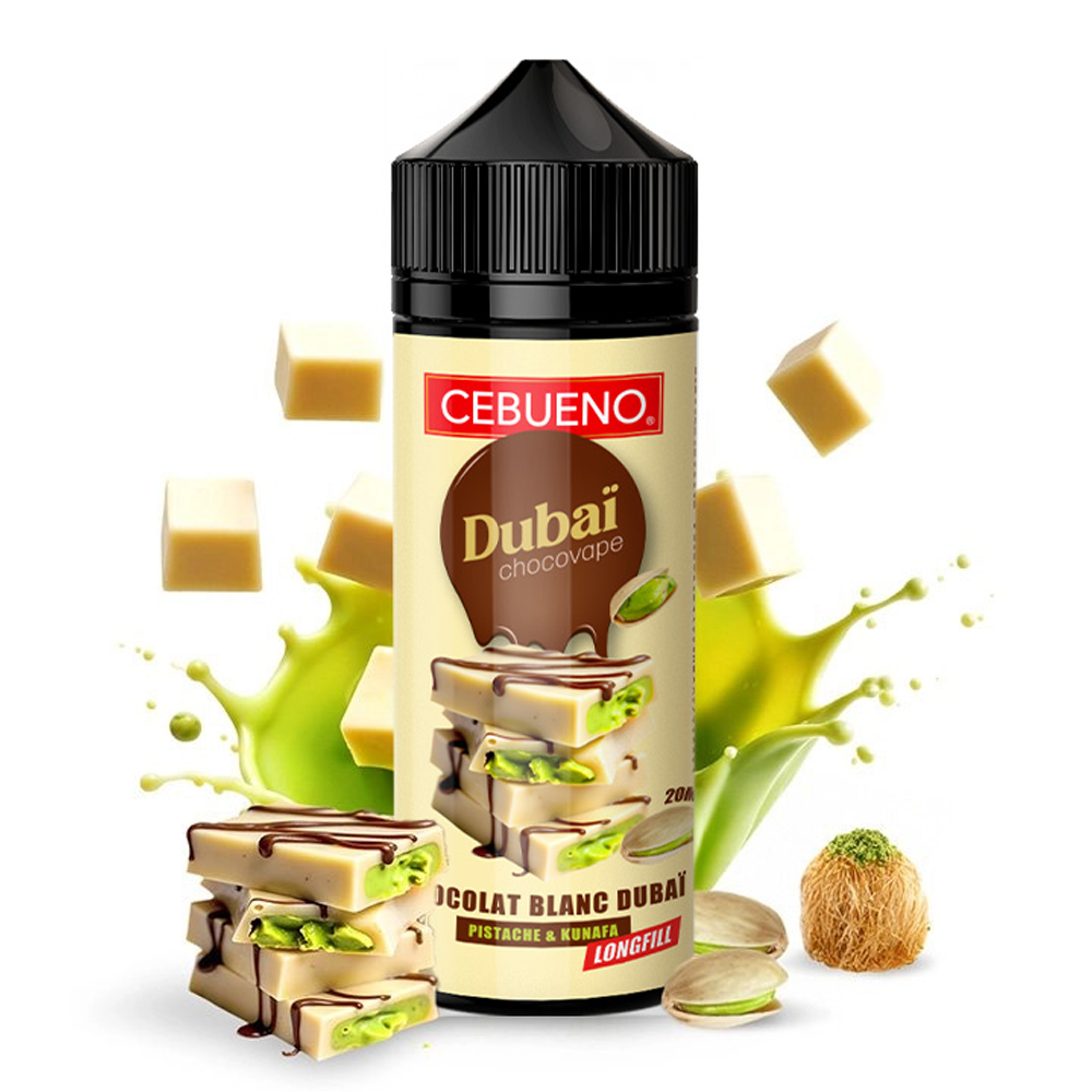 Cebueno - Dubai Chocovape White 120ml Longfill